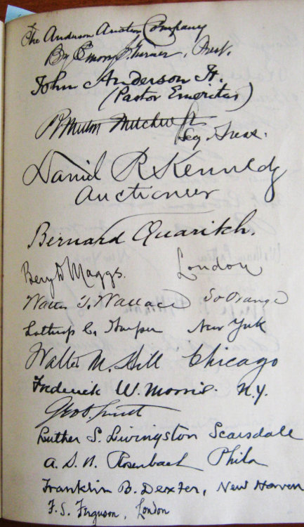 Antiquare Signaturen