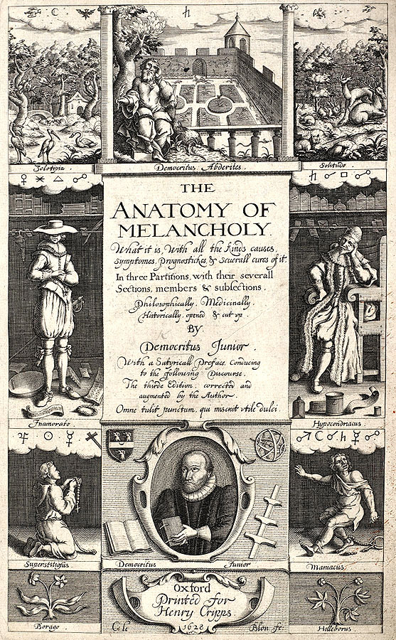Burton Melancholy 1628