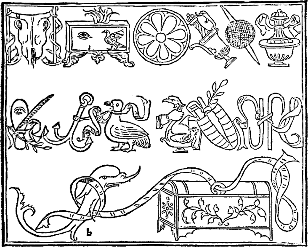 Hypnerotomachia Hieroglyphen