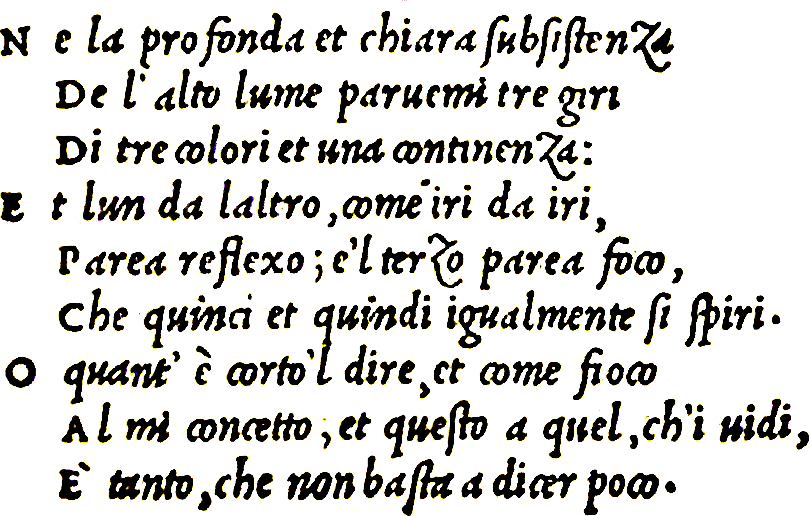 Le terze rime di Dante. Venedig: Aldus, 1502