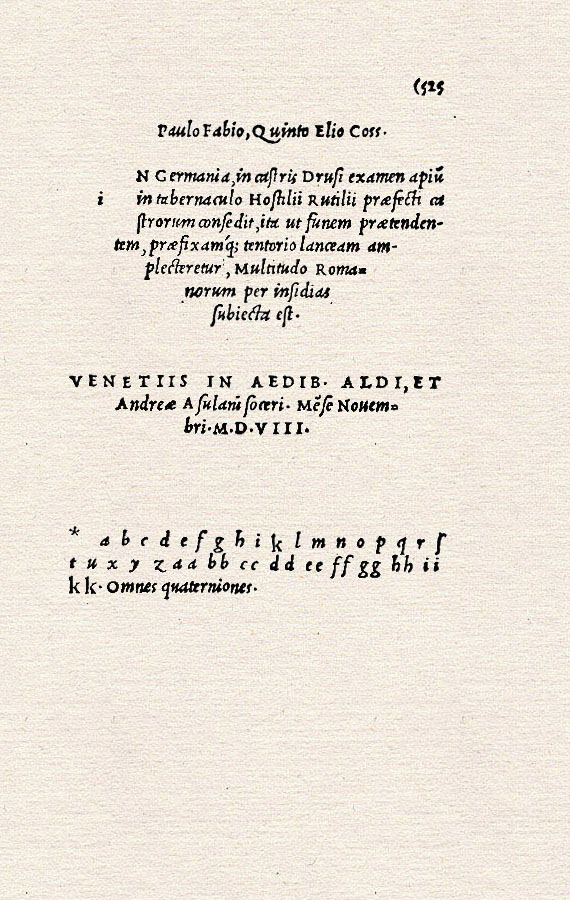 Gaius Plinius Caecilius Secundus: Epistolarum libri decem, 1508