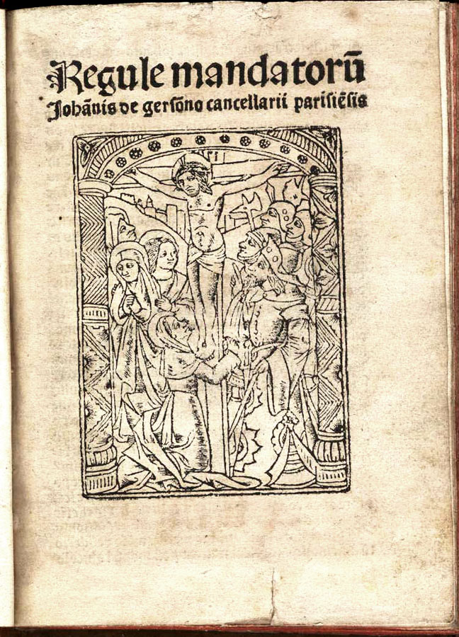 Johannes Gerson: Regule mandatorum, 1500