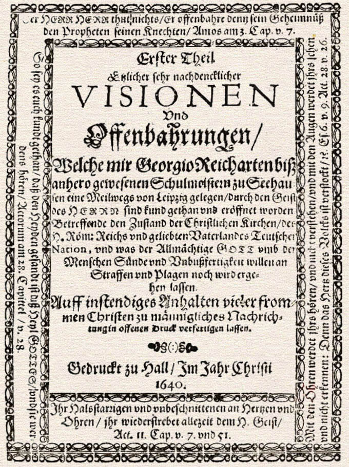 Georg Reichard, Johann Warner, Johannes Vilitz u.a.