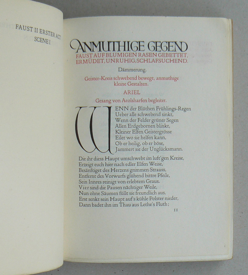 Johann Wolfgang von Goethe: Faust, Doves Press, 1910