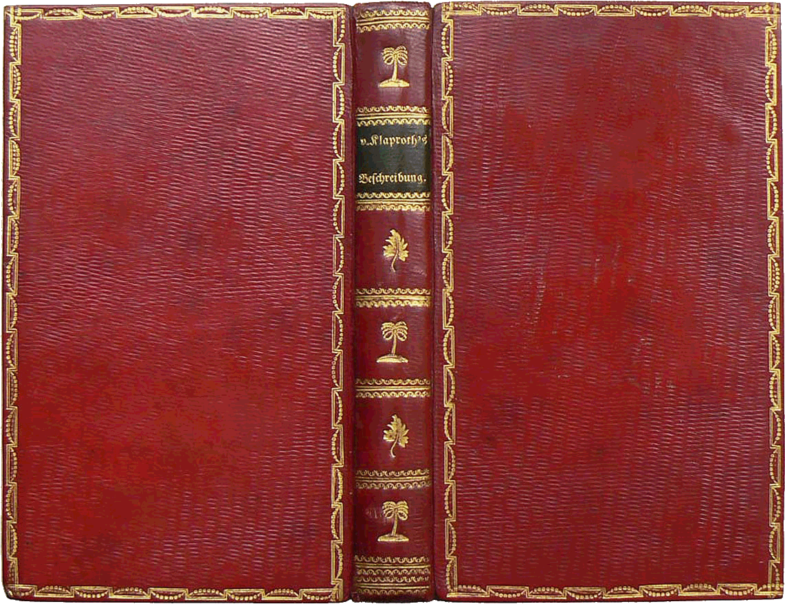 Heinrich Julius (Julius von) Klaproth: Beschreibung der Russischen Provinzen, 1814