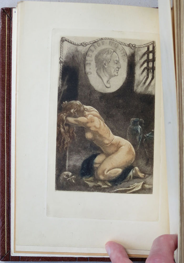 Denis Diderot: La réligieuse, illustré de compositions à l’eau-forte par Martin van Maele, 1916
