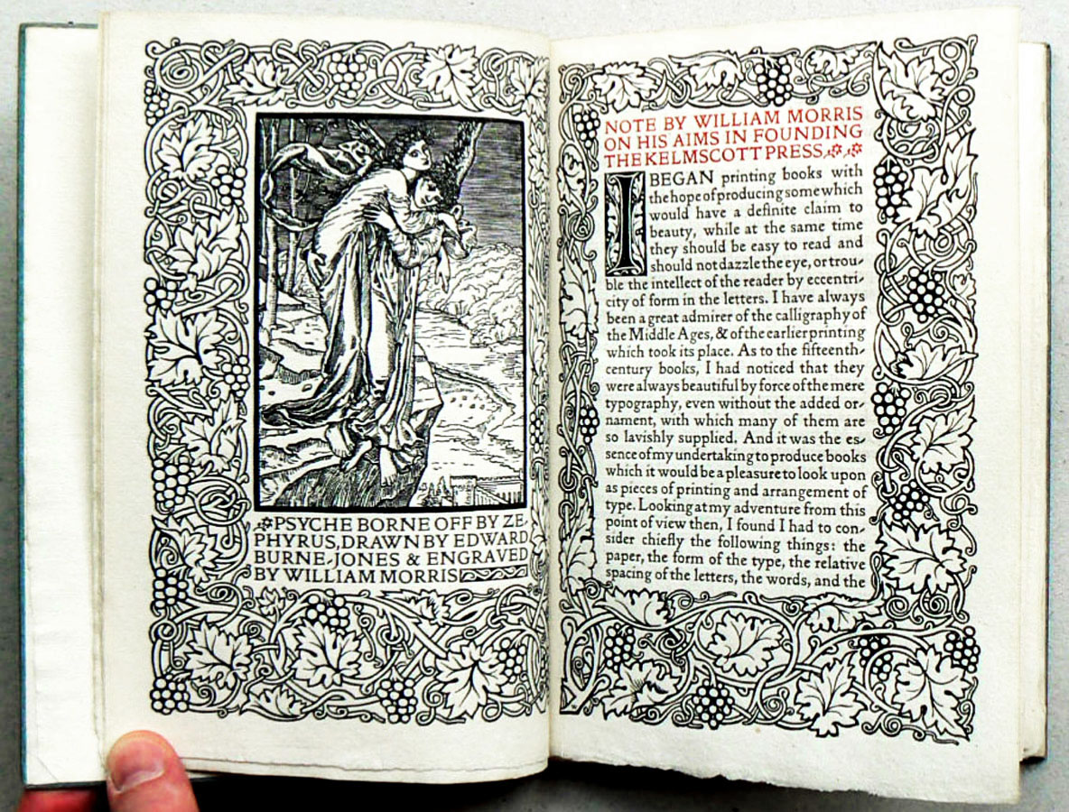 William Morris and Sidney C. Cockerell: A Note by W. M. on His Aims in Founding the Kelmscott Press