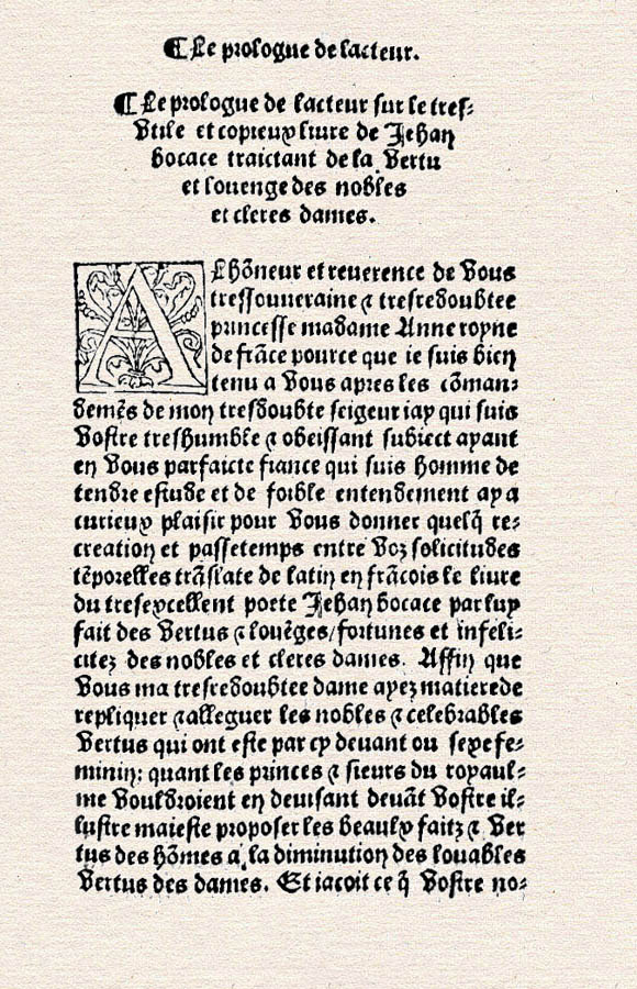 Giovanni di Boccaccio: Le plaisant livre, 1538