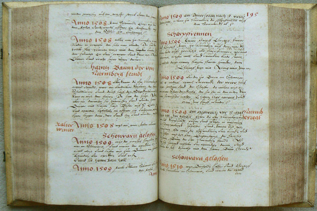 Uralte Nürmbergische Chronica. Anno 1582