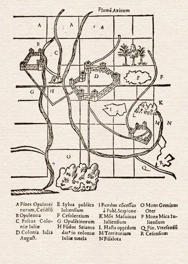 Pierre Galland: De agrorum conditionibus, & constitutionibus limitum, 1554