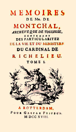 Memoires de Mr. de Montchal, 1718